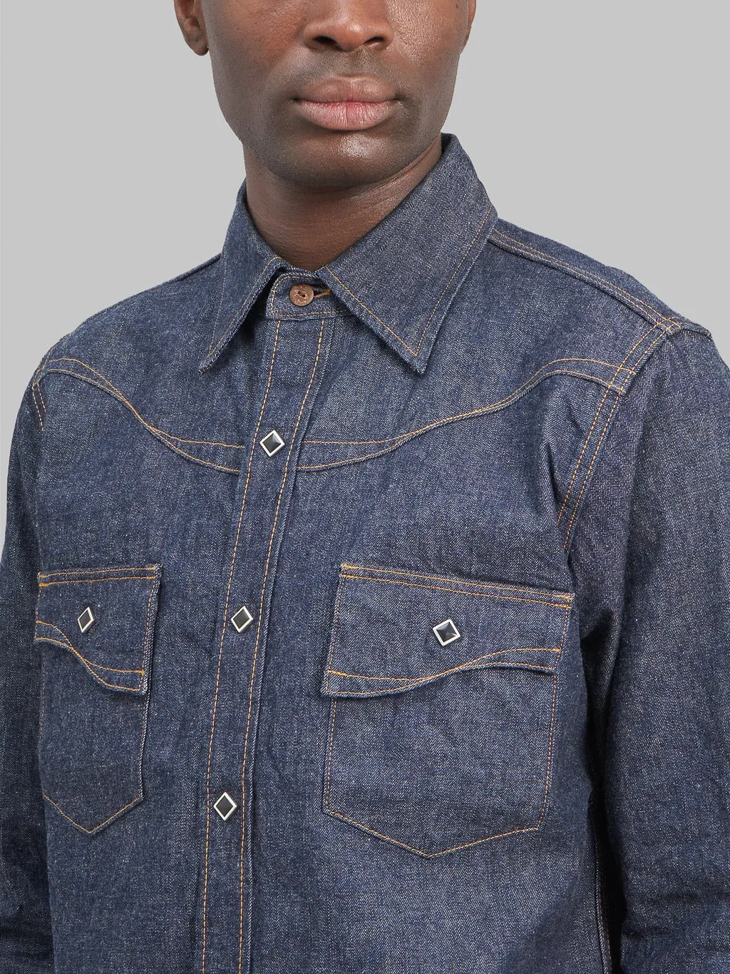 Samurai Jeans 10oz Hisho SWD-L02 Selvedge Western Denim Shirt