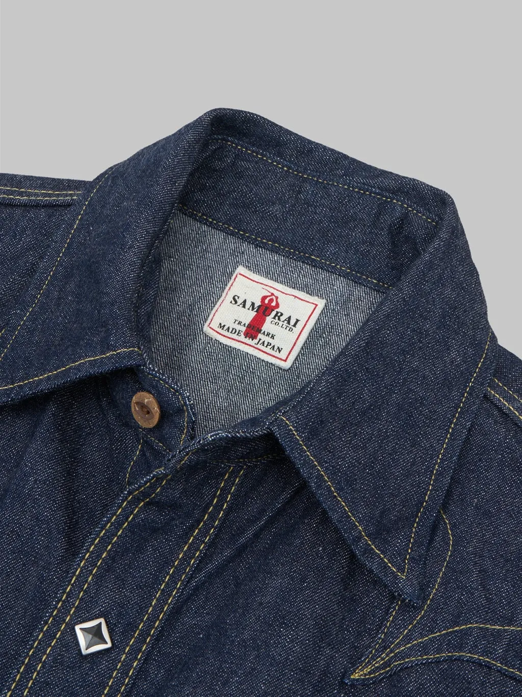 Samurai Jeans 10oz Kamome SWD-L01 Selvedge Western Denim Shirt