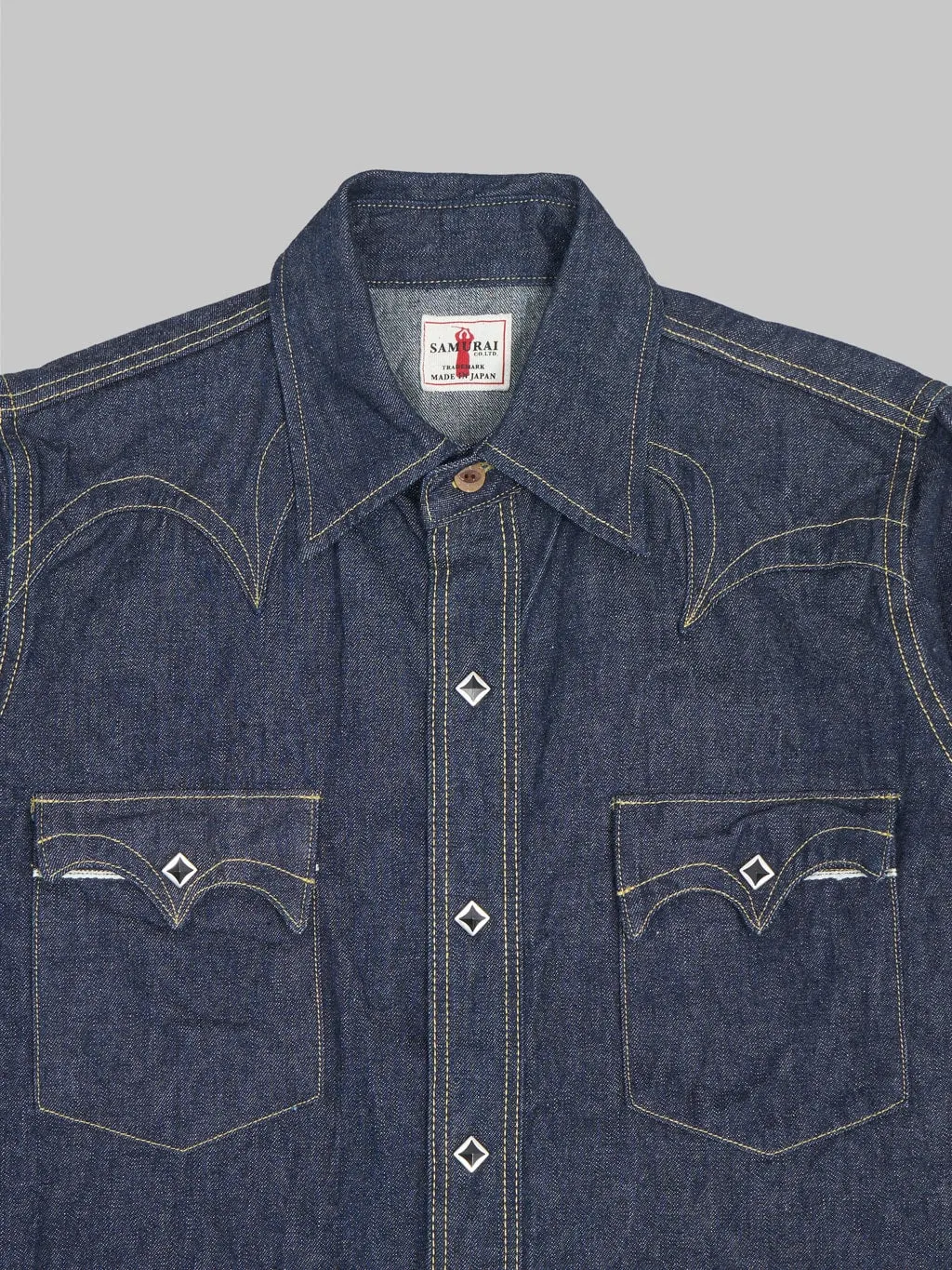 Samurai Jeans 10oz Kamome SWD-L01 Selvedge Western Denim Shirt