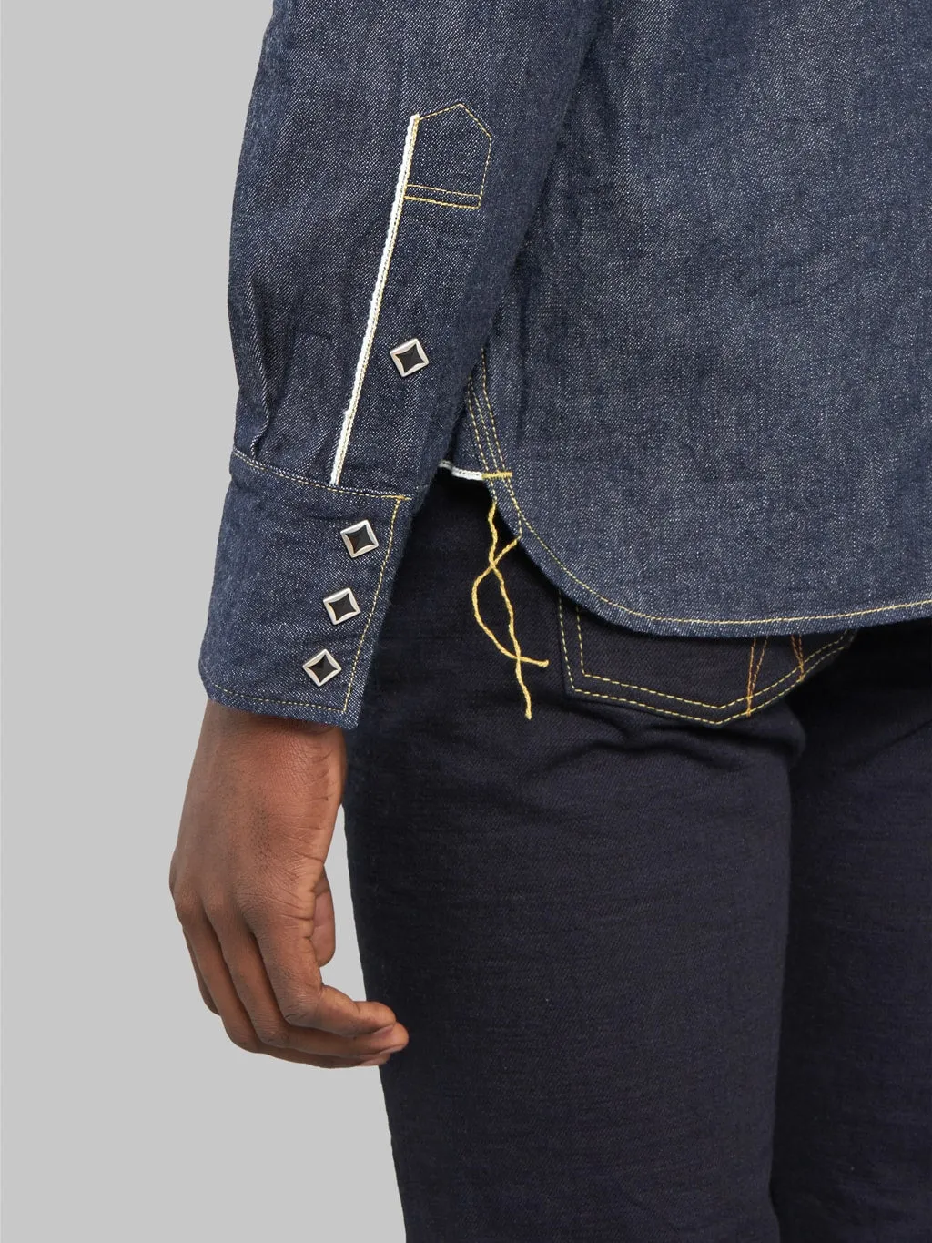 Samurai Jeans 10oz Kamome SWD-L01 Selvedge Western Denim Shirt