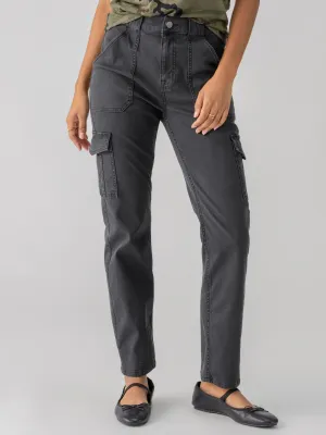 Sculpted Hayden Cargo Standard Rise Pant Black