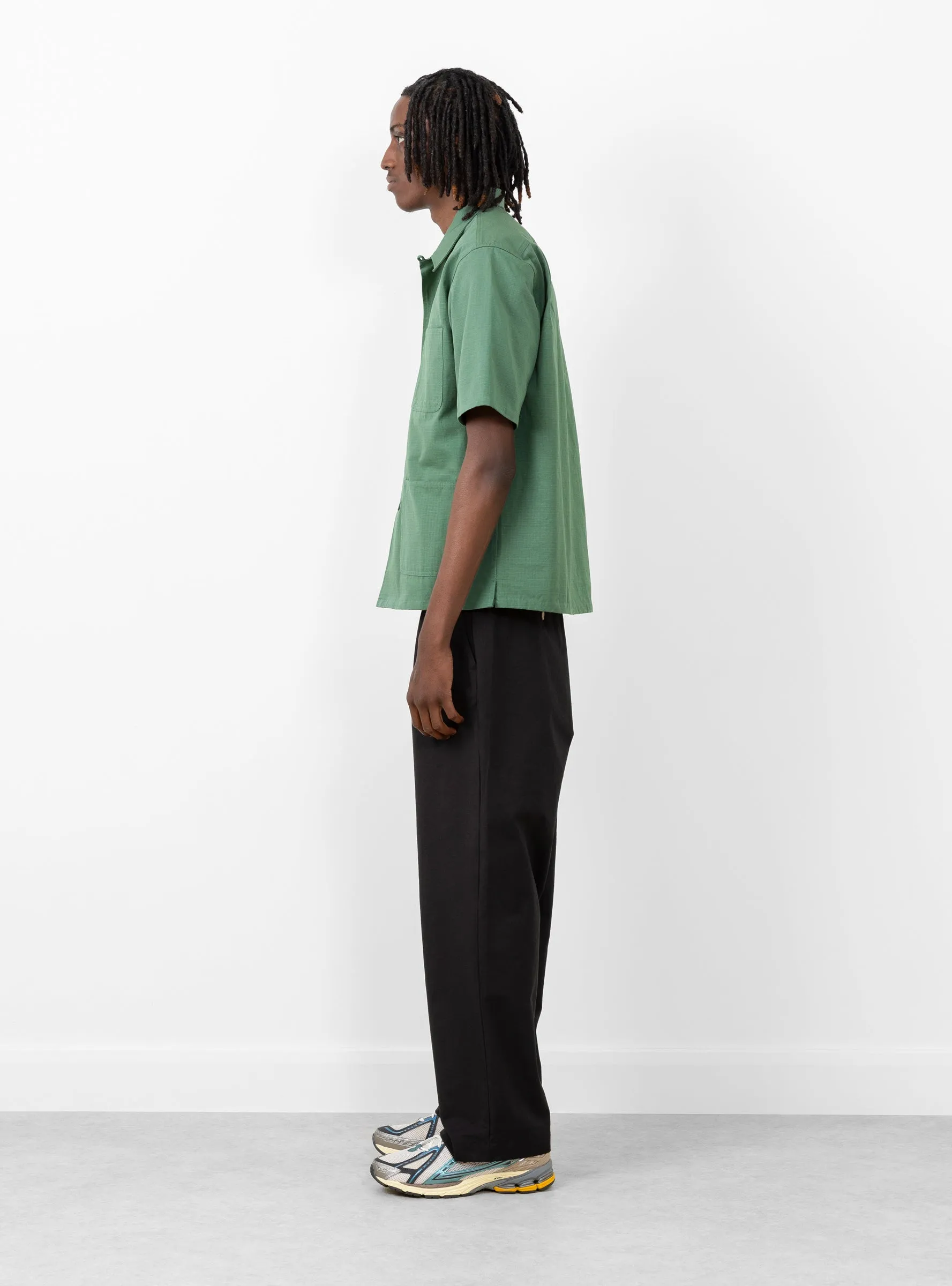 Short Sleeve 3 Pocket Shirt Olive Ripstop