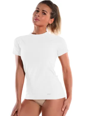 Short Sleeve UPF 50 Rashguard white_Jogging