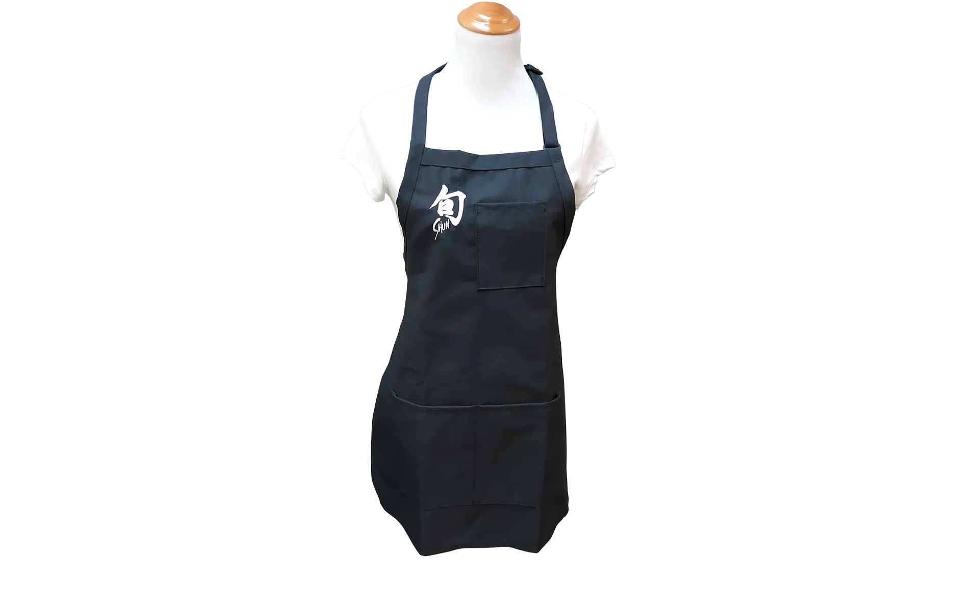 Shun Apron 3-Pocket / Grey w/ Silver Shun Logo
