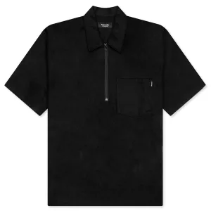 Smith 3/4 Zip Shirt - Black