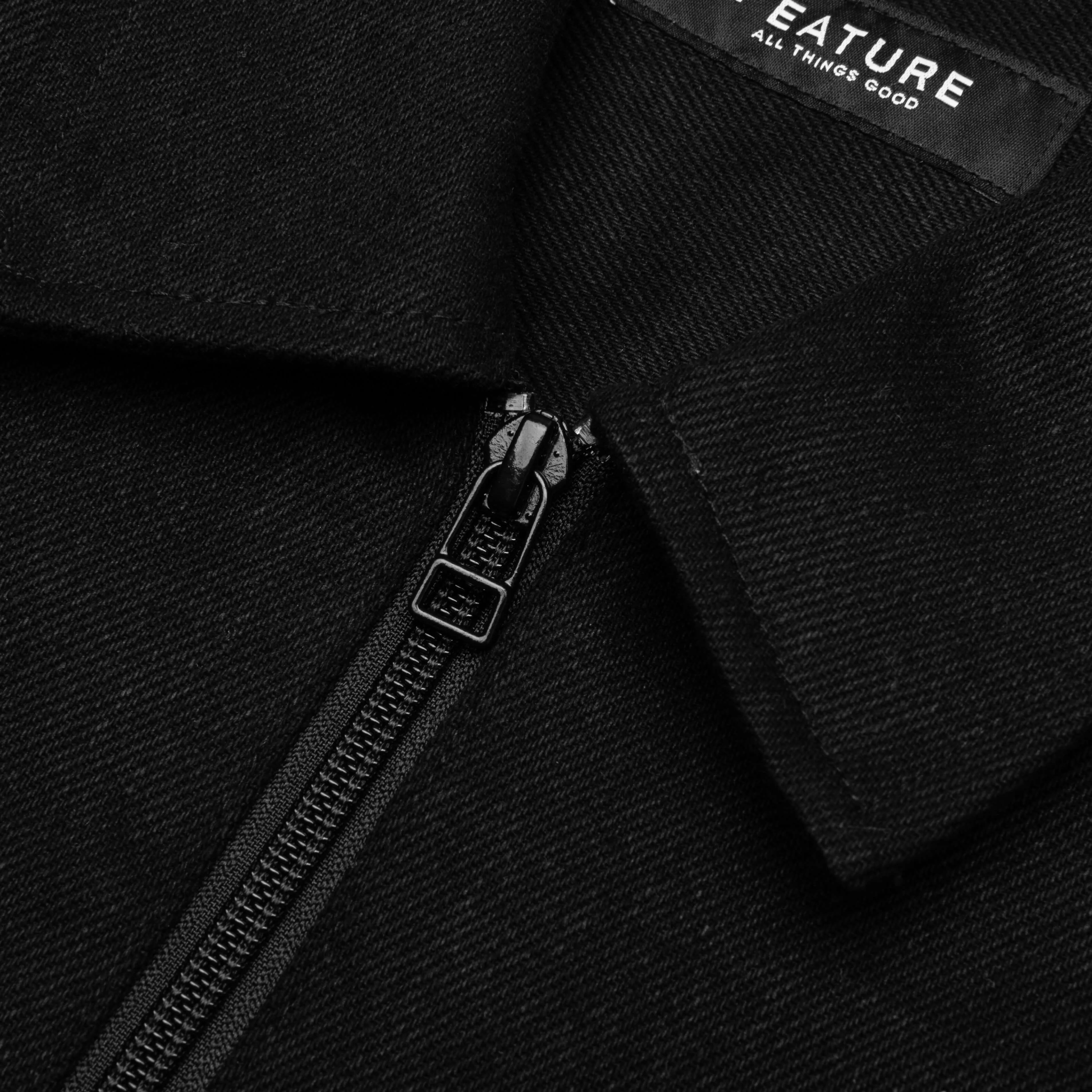 Smith 3/4 Zip Shirt - Black