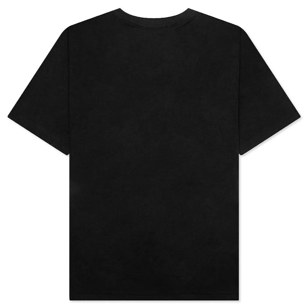 STA Houndstooth Ape Head Tee - Black/Black