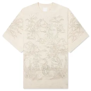 Tarot Print T-Shirt - Ivory