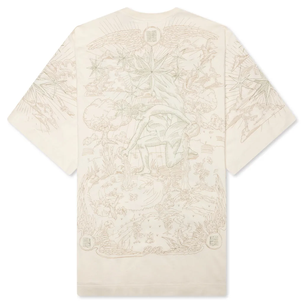 Tarot Print T-Shirt - Ivory