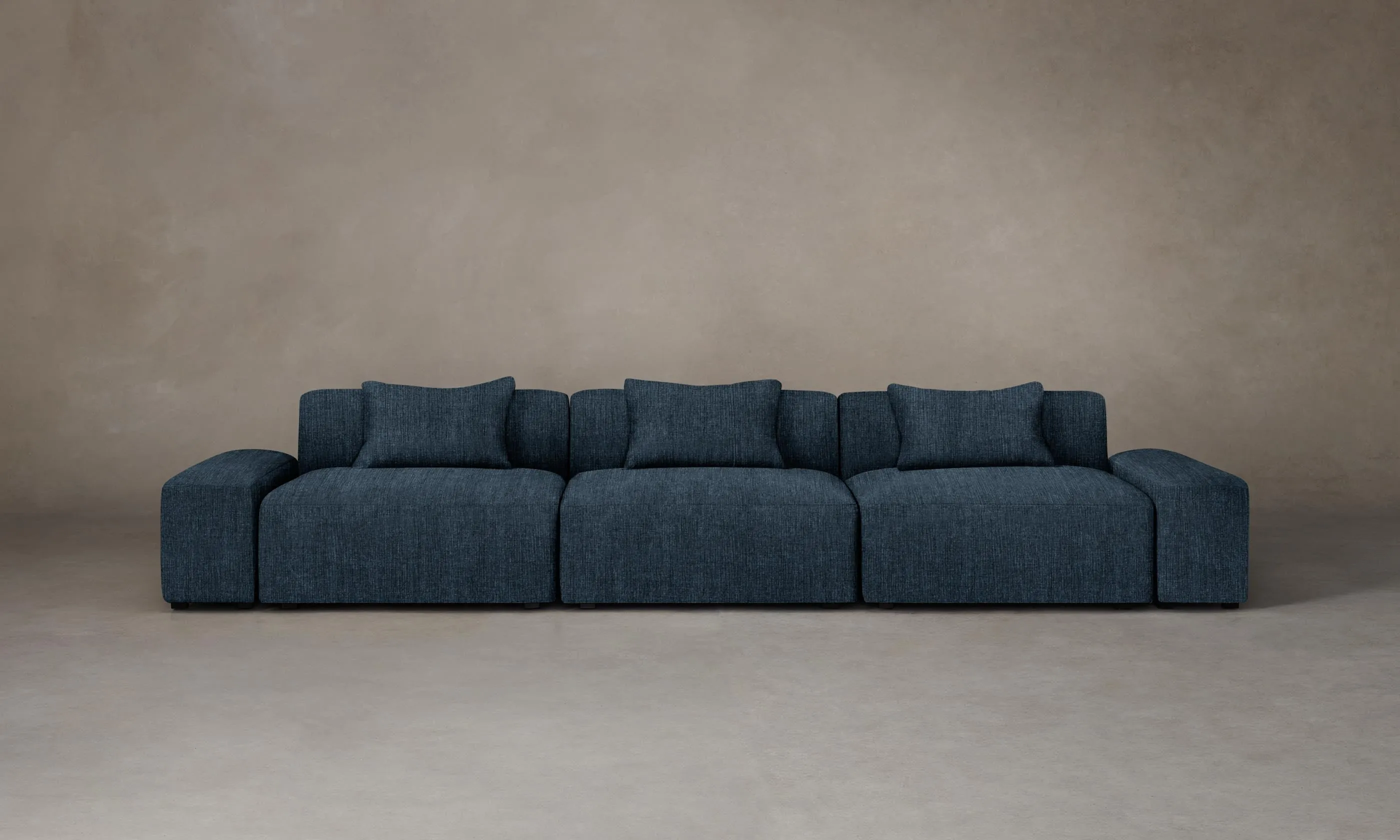 The Breuer Modular Sectional - Performance Tweed Denim