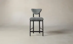 The Cooper Counter Stool - Performance Mélange Weave Night