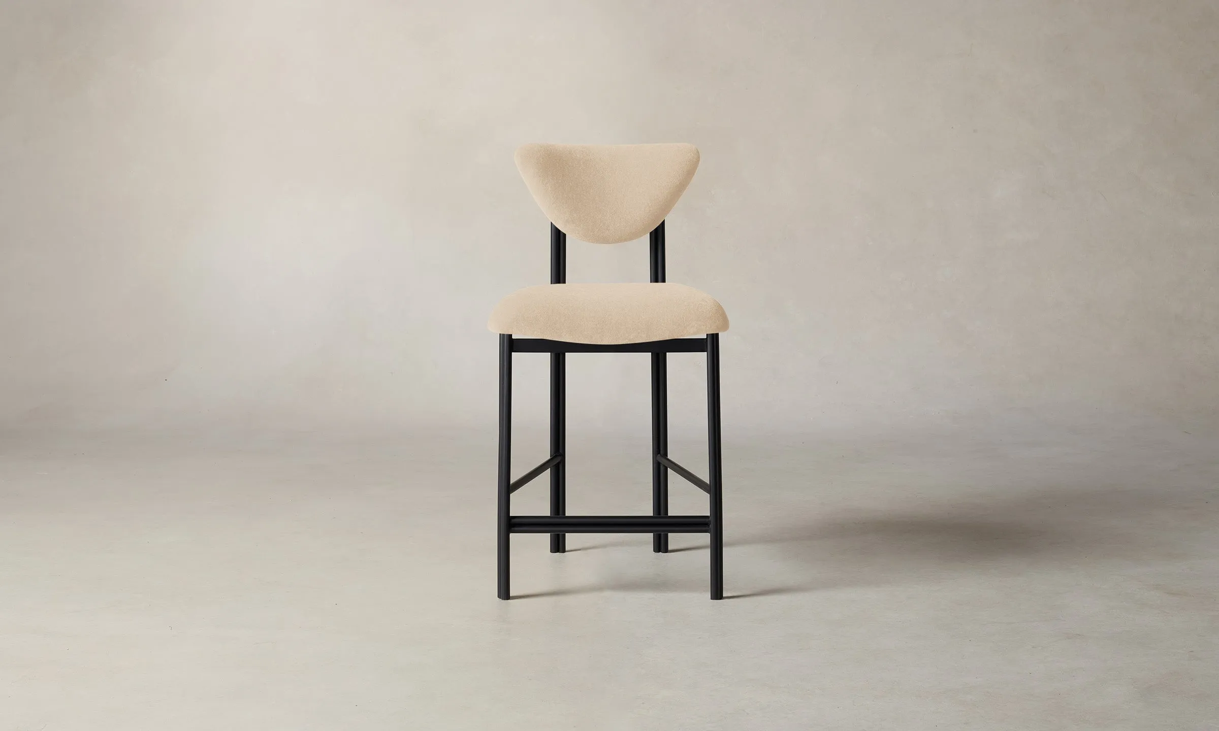 The Cooper Counter Stool - Performance Velvet Butter