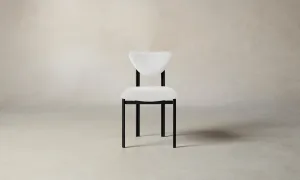The Cooper Dining Chair - Performance Linen Weave Pure White