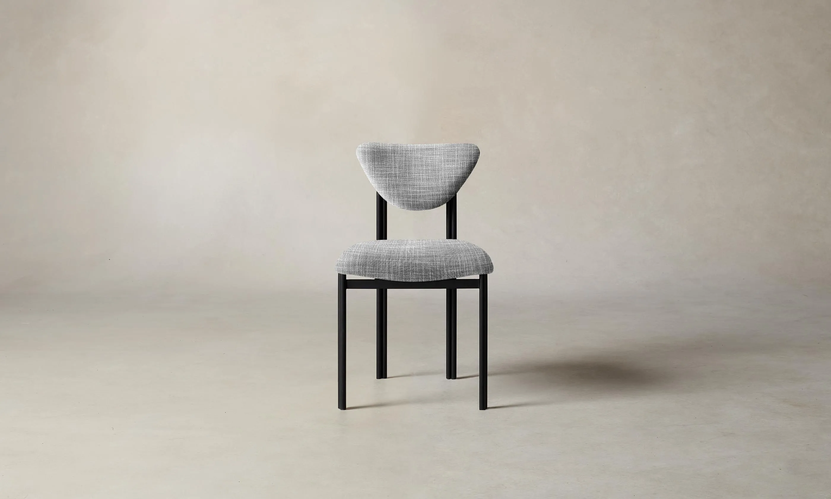 The Cooper Dining Chair - Performance Textured Tweed Alpine