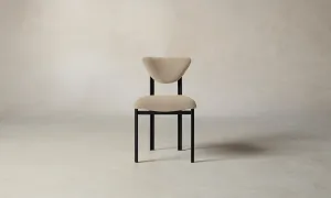 The Cooper Dining Chair - Performance Velvet Taupe
