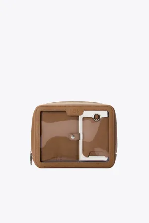 The Passport & Luggage Tag Set in Camel