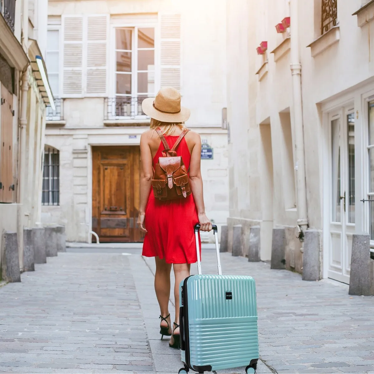 Tonal 2-Piece Expandable Rolling Spinner Hardside Luggage Set