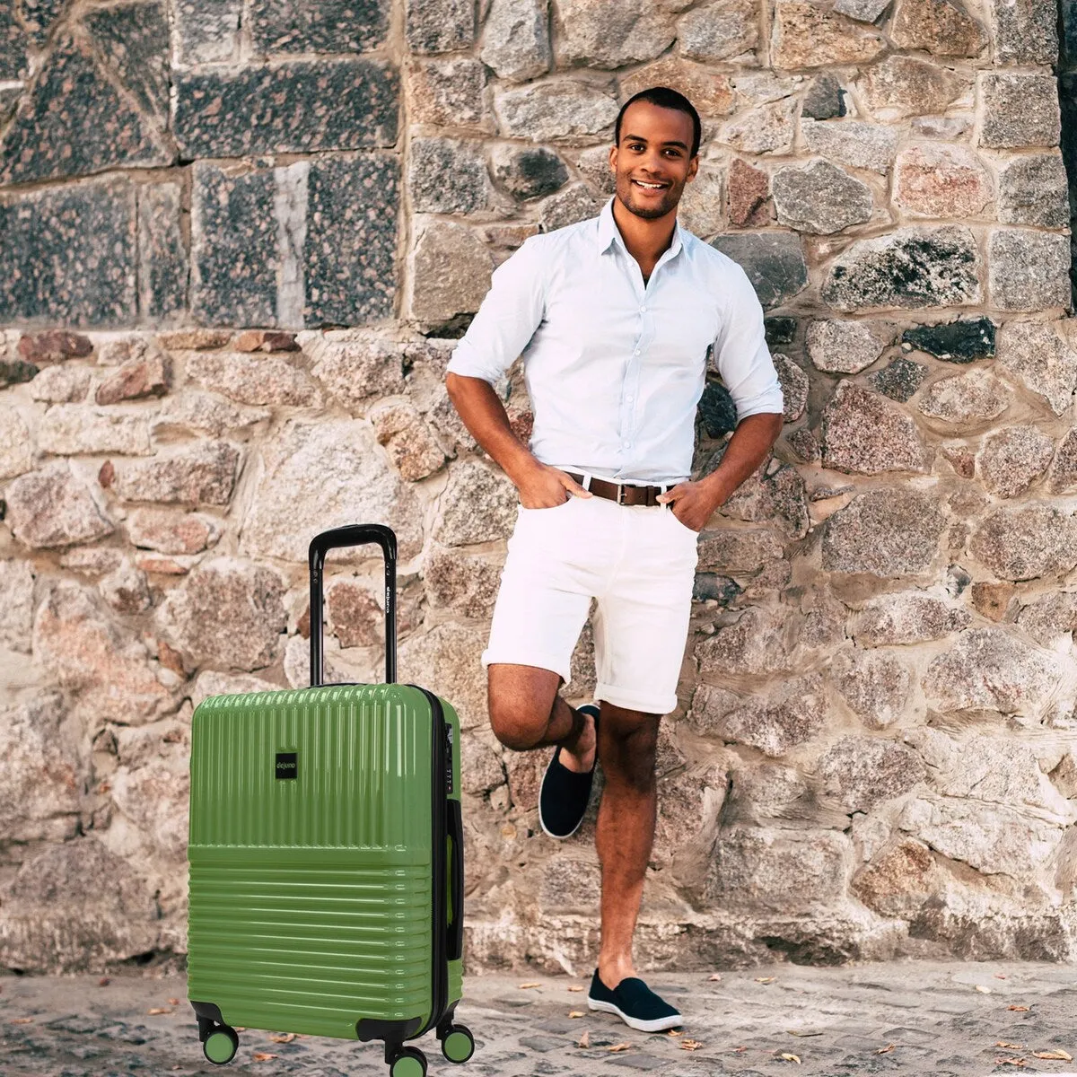 Tonal 2-Piece Expandable Rolling Spinner Hardside Luggage Set