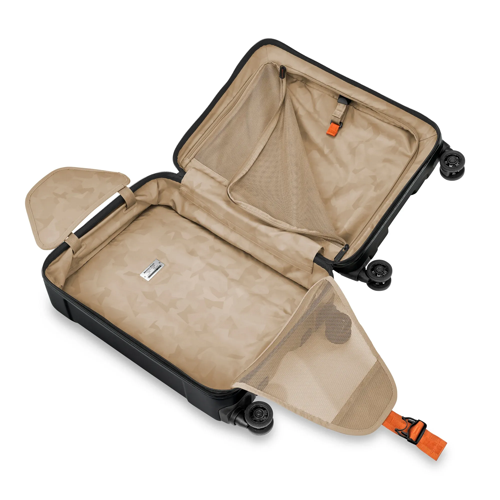TORQ Domestic 56cm Carry-On 4 Wheel Spinner - Stealth