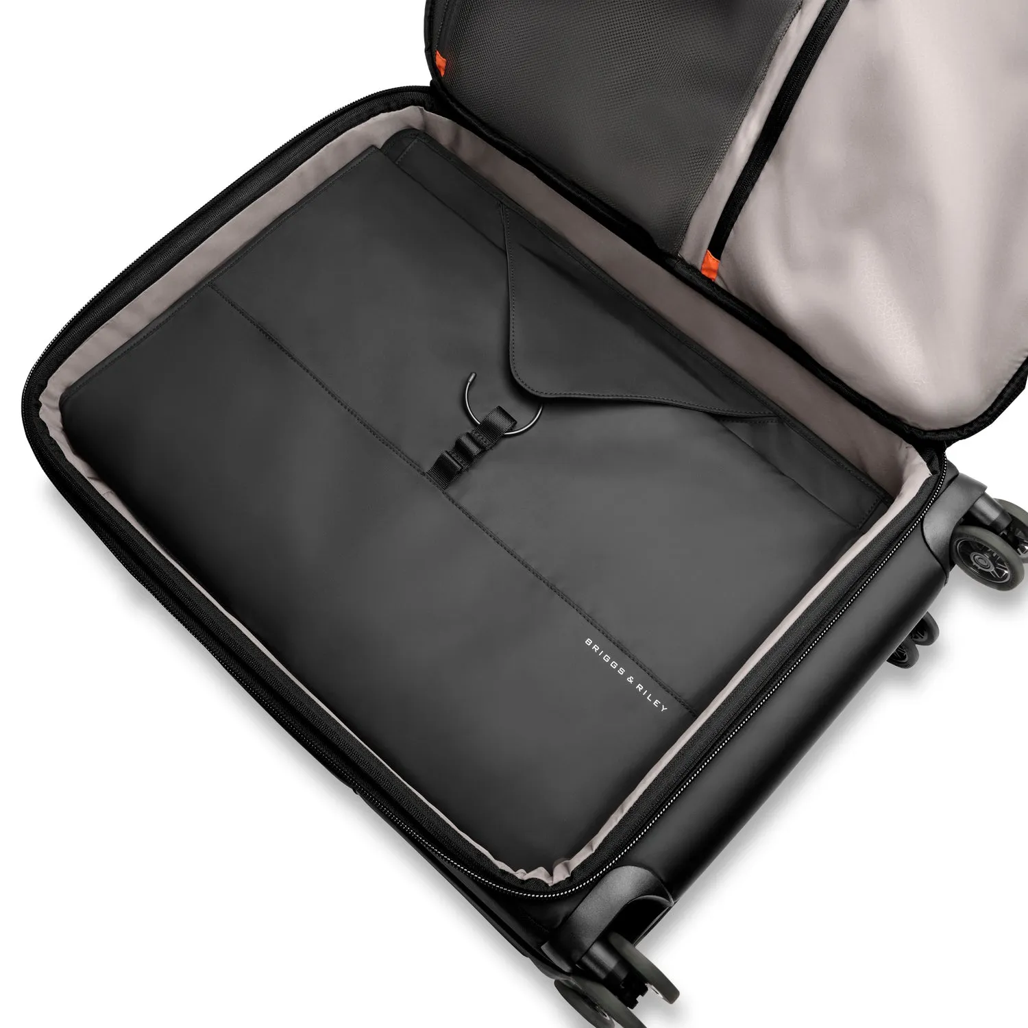 Travel Essentials Check in Garment Sleeve - Black