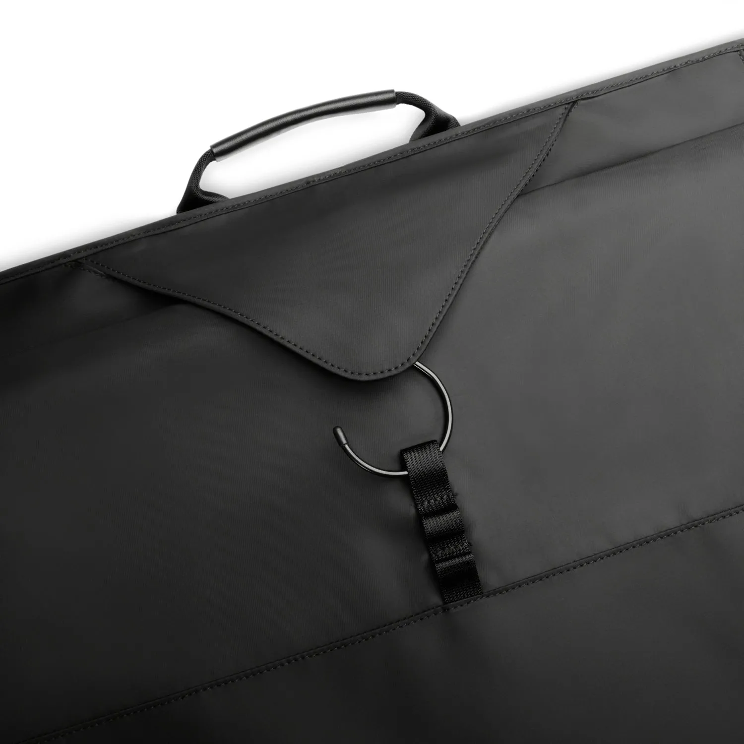 Travel Essentials Check in Garment Sleeve - Black