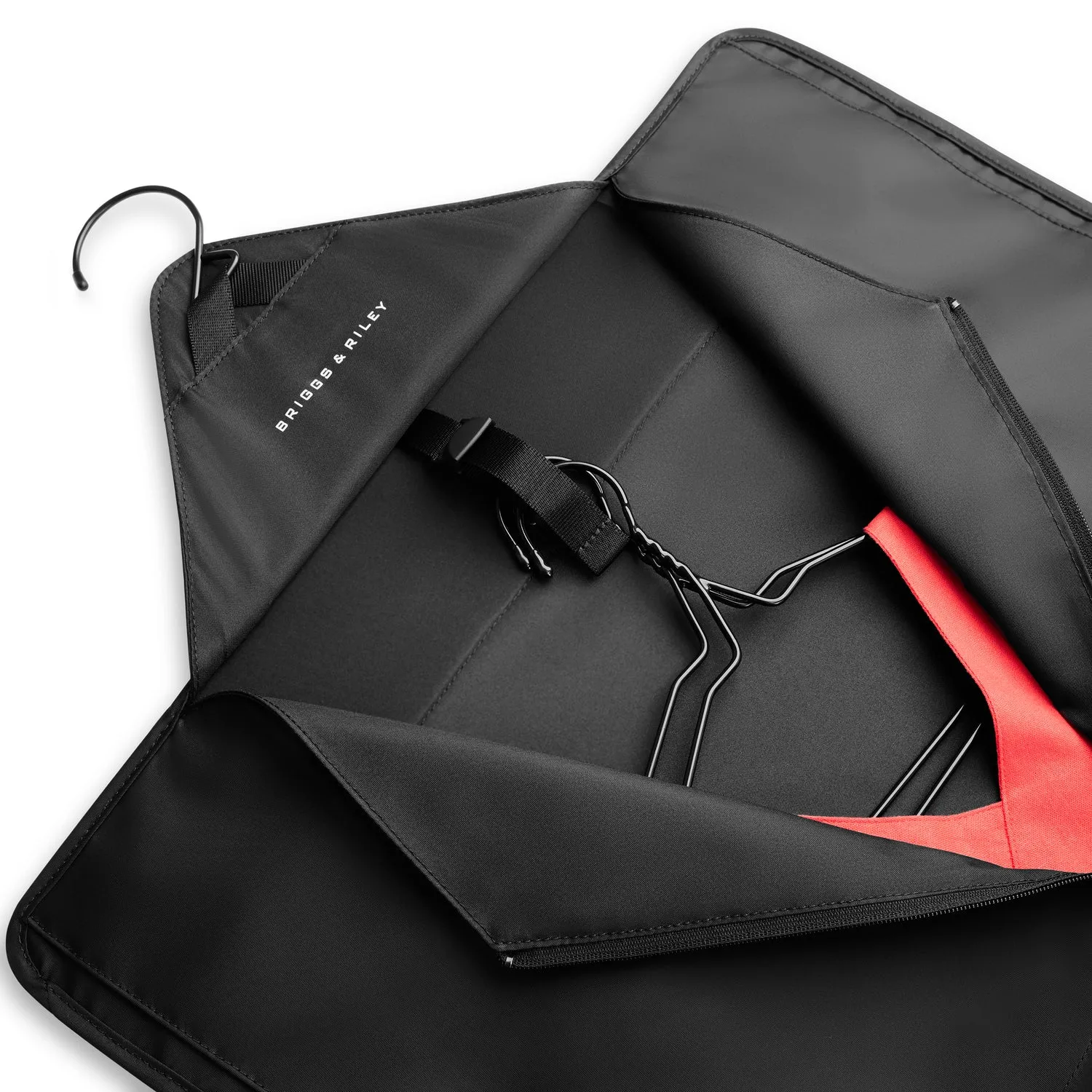 Travel Essentials Check in Garment Sleeve - Black