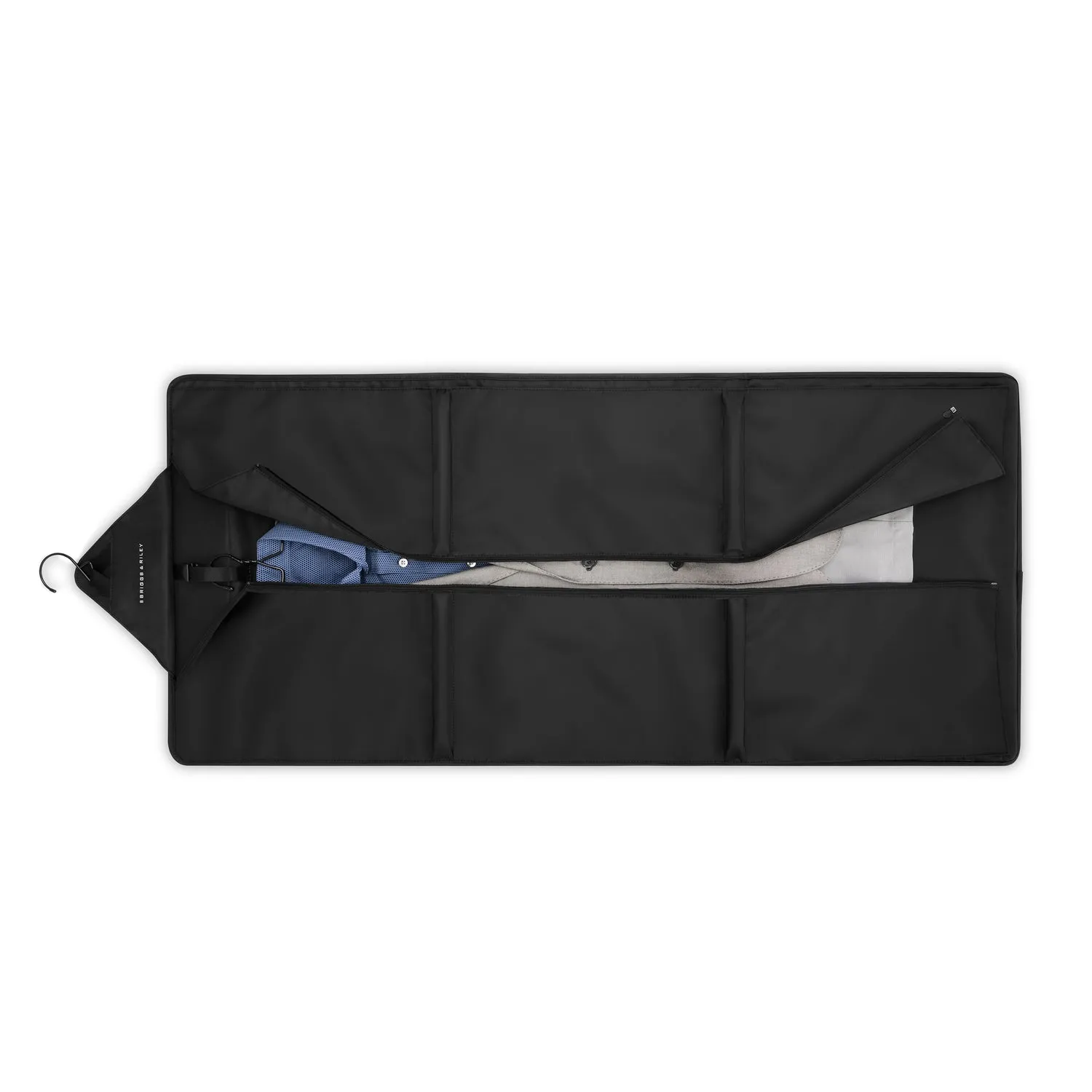 Travel Essentials Check in Garment Sleeve - Black