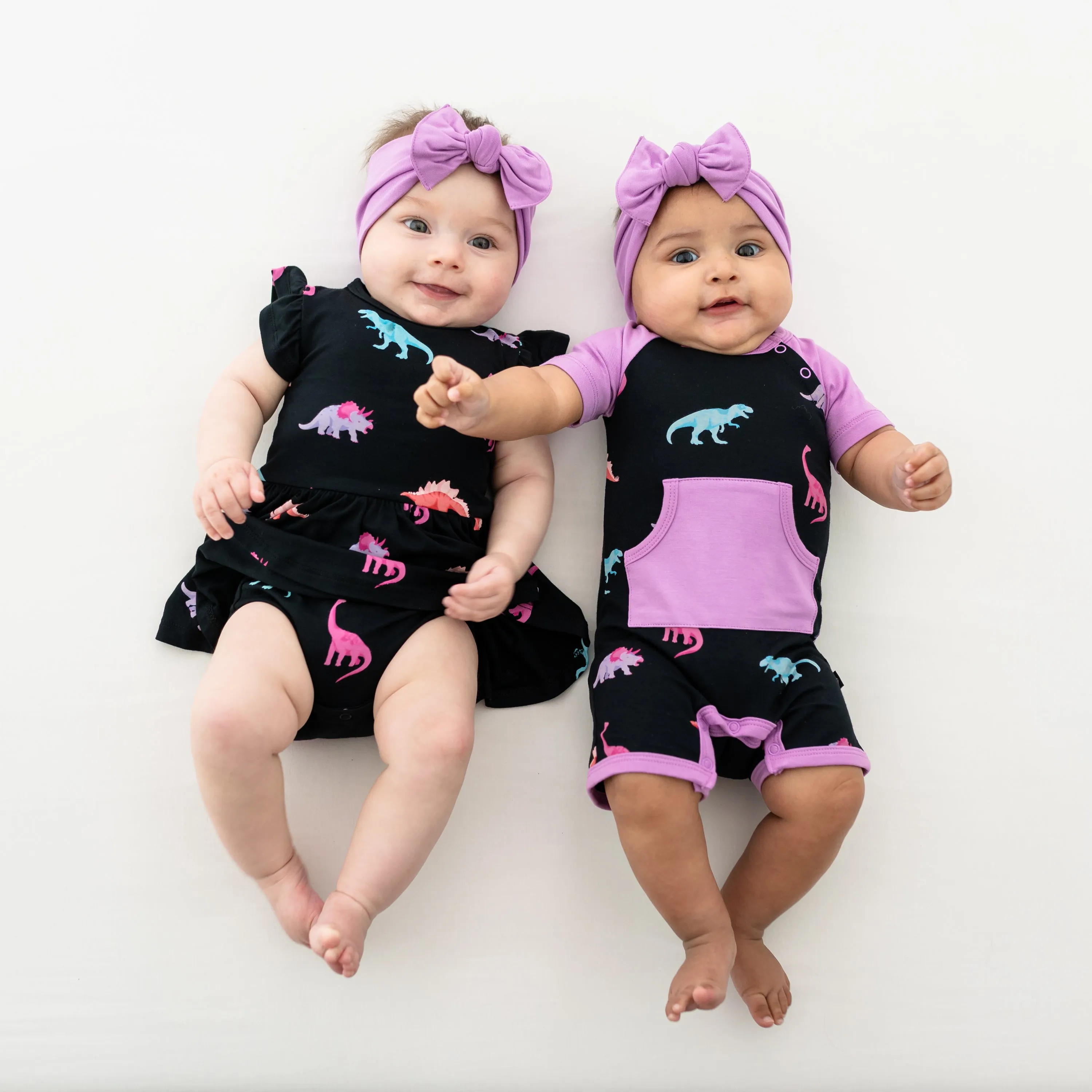 Twirl Bodysuit Dress in Midnight Roar