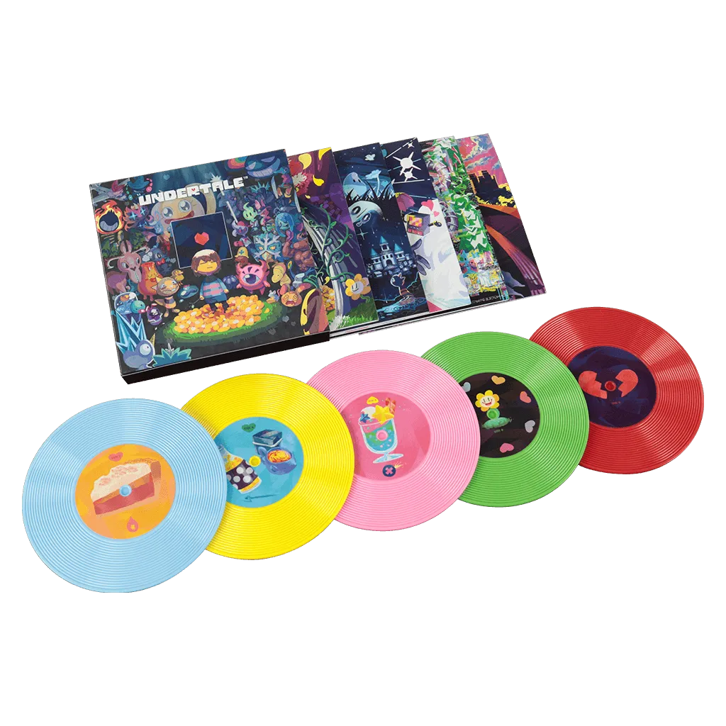 UNDERTALE Vinyl Record Coaster Set