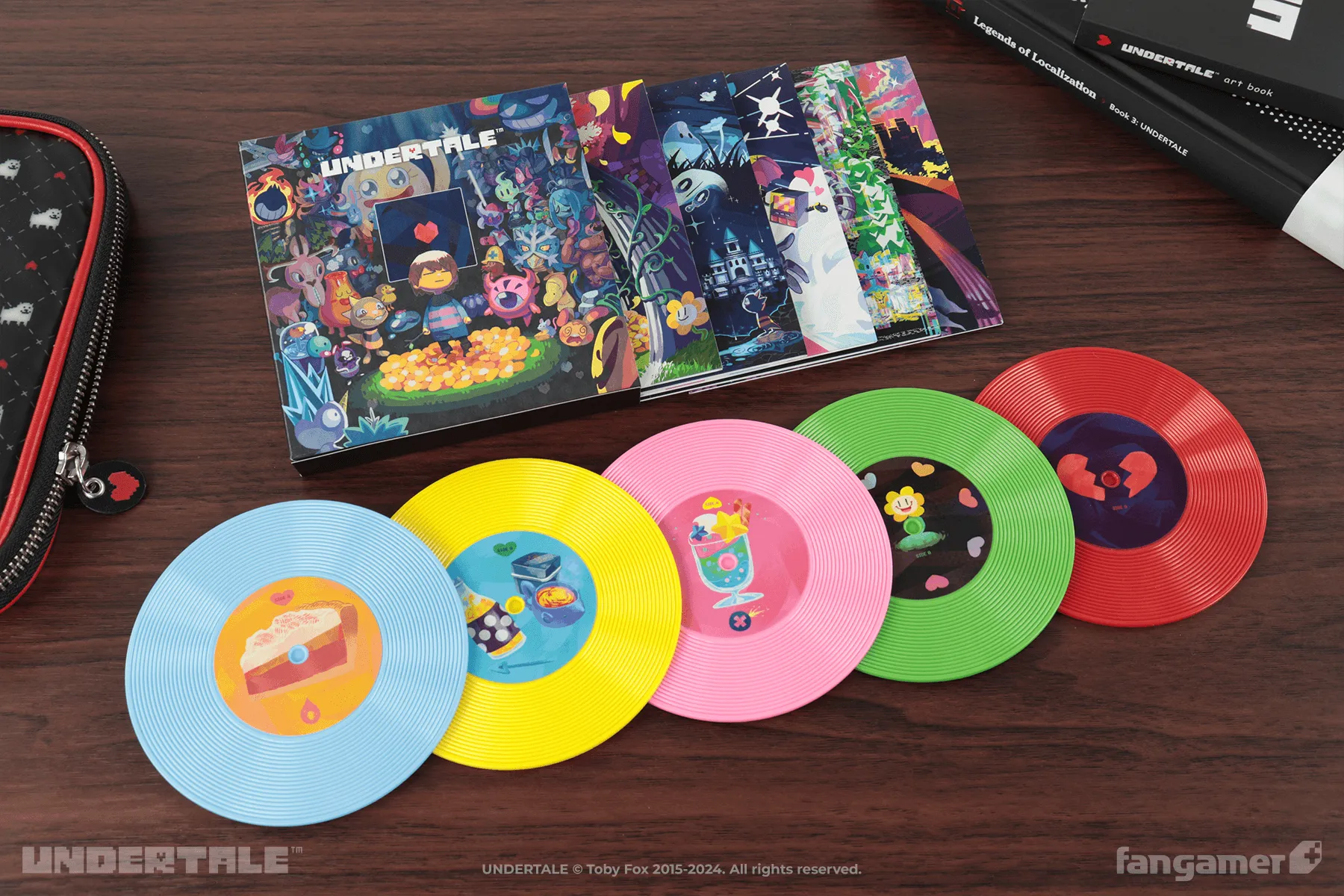 UNDERTALE Vinyl Record Coaster Set
