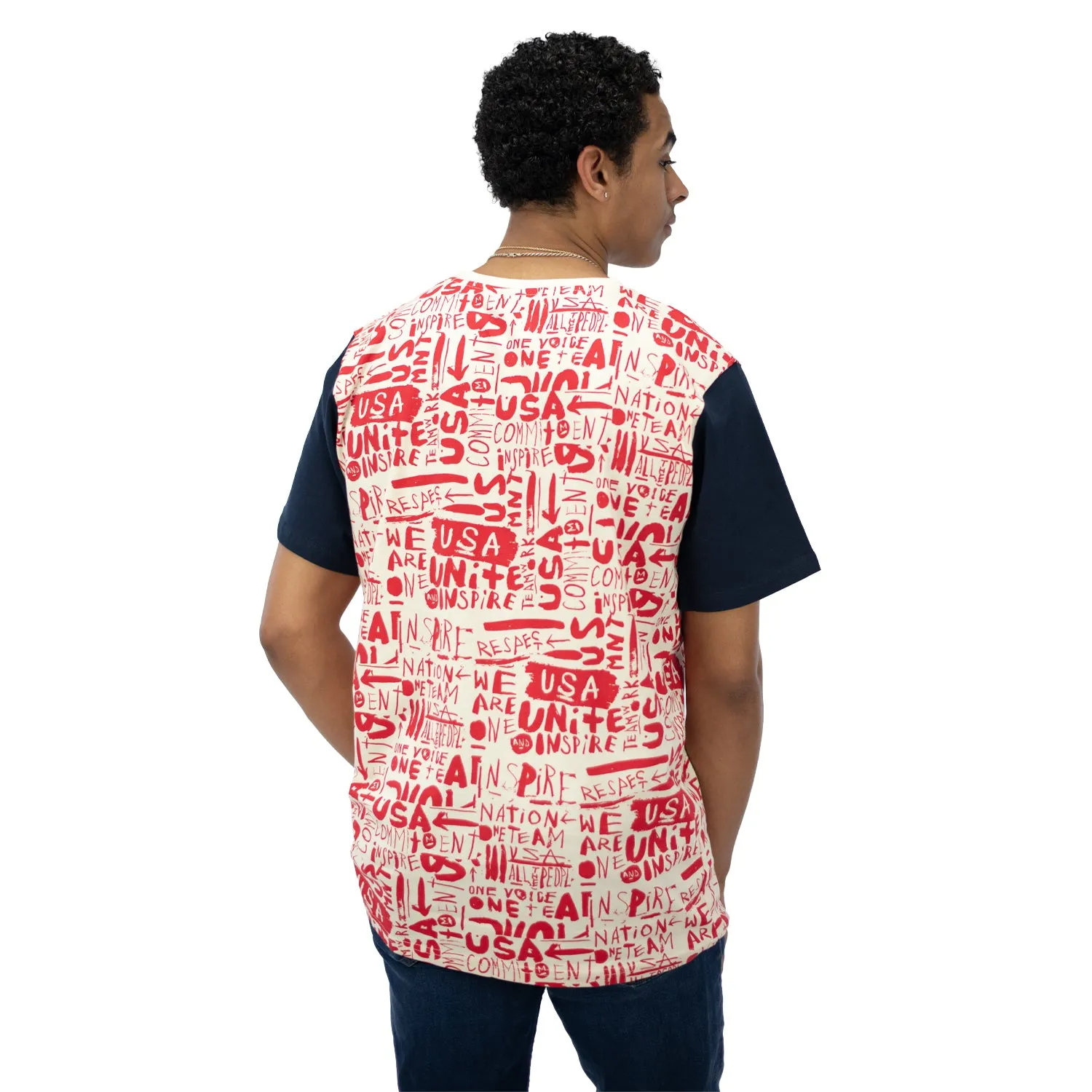 Unisex USA Icon Red Tee