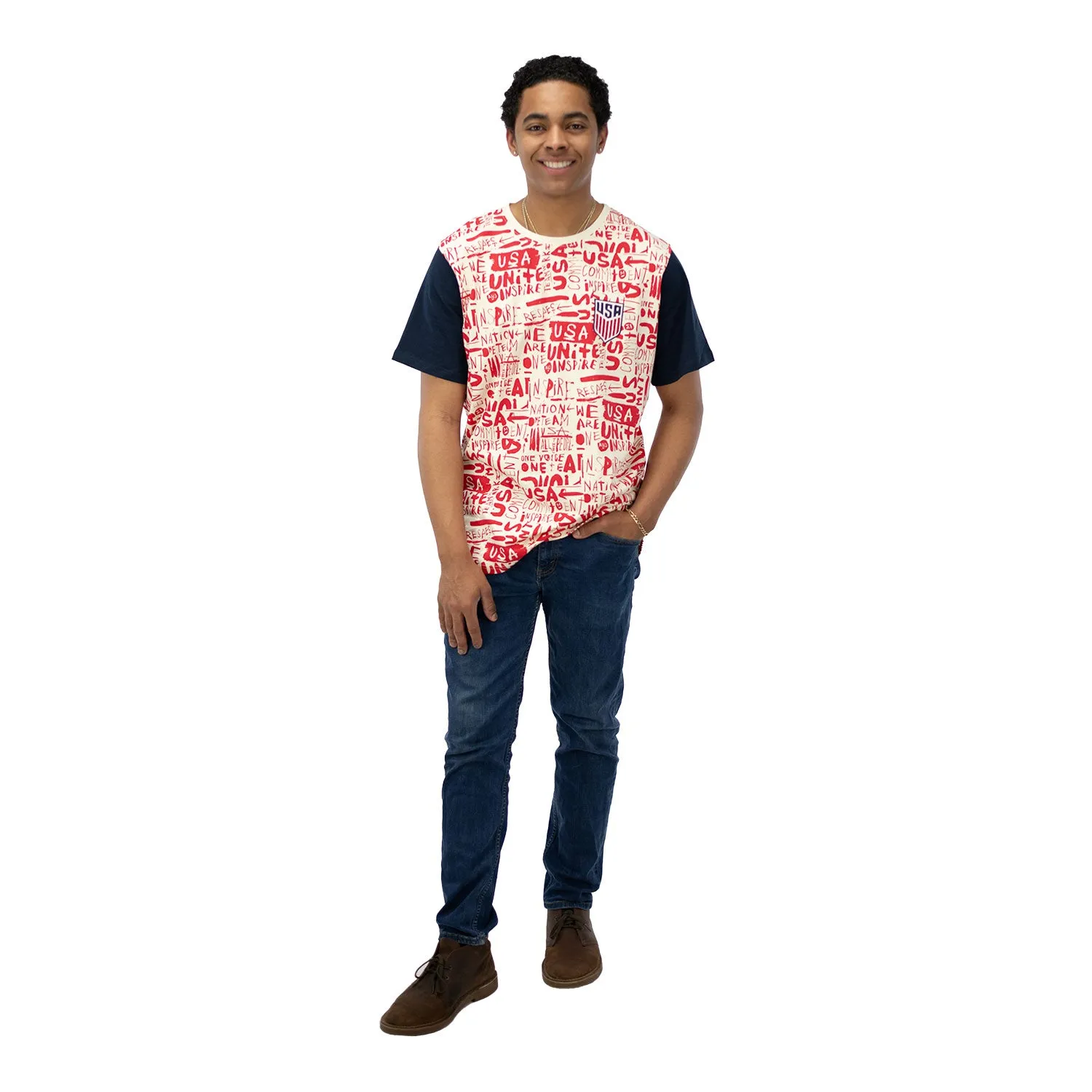 Unisex USA Icon Red Tee