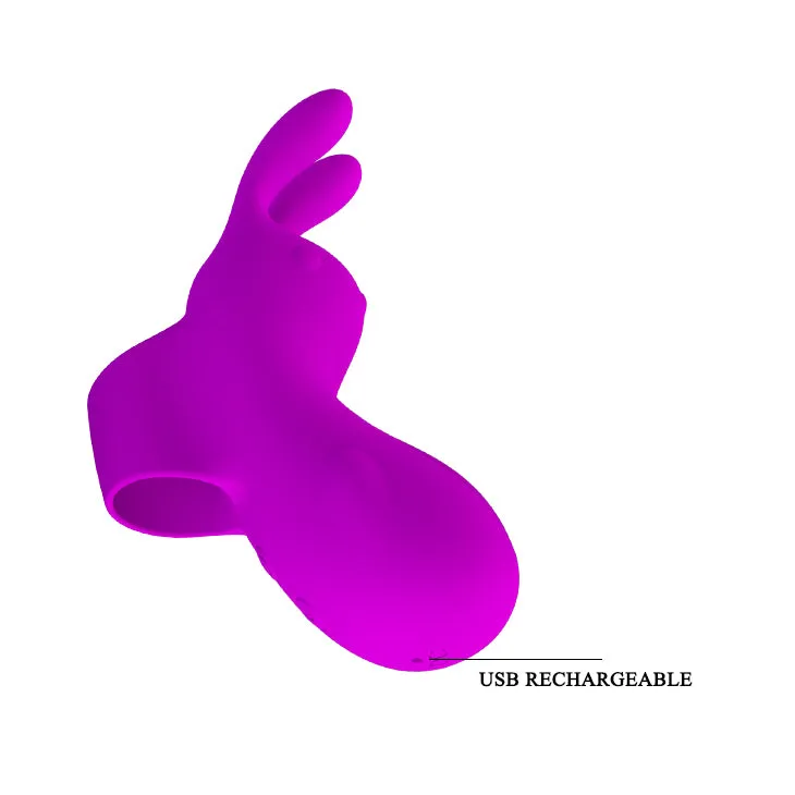Vibrator - Finger Bunny Rechargeable Clit Tickler Bunny