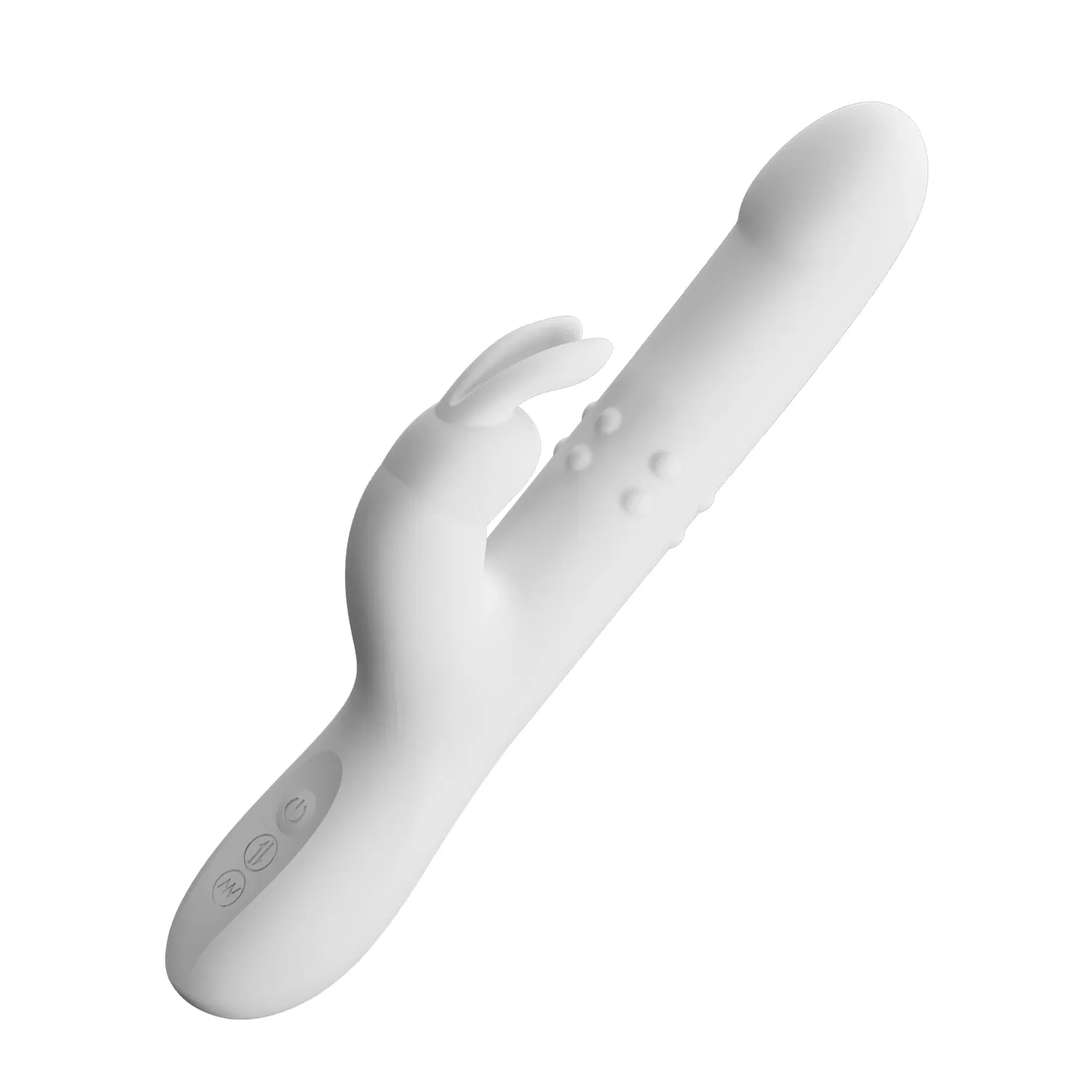 Vibrator - White Thrusting & Rotating Rabbit Vibe