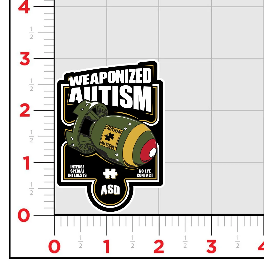 Weaponized Autism Sticker