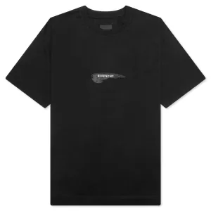 Wings Cotton T-Shirt - Black