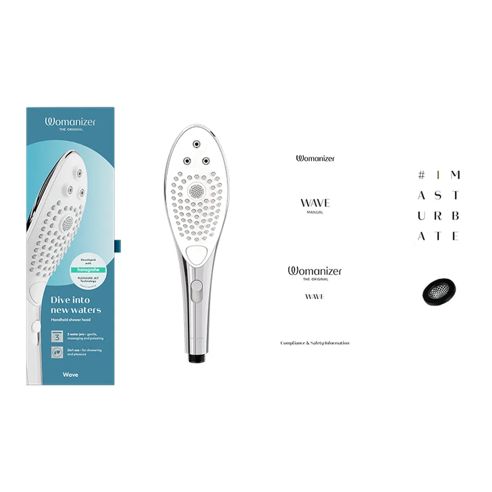 Womanizer Wave Water Massage Clitoral Stimulation Shower Head