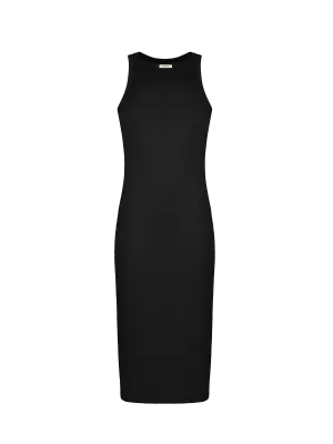 Women's 365 Lightweight Rib Tank Dress—black