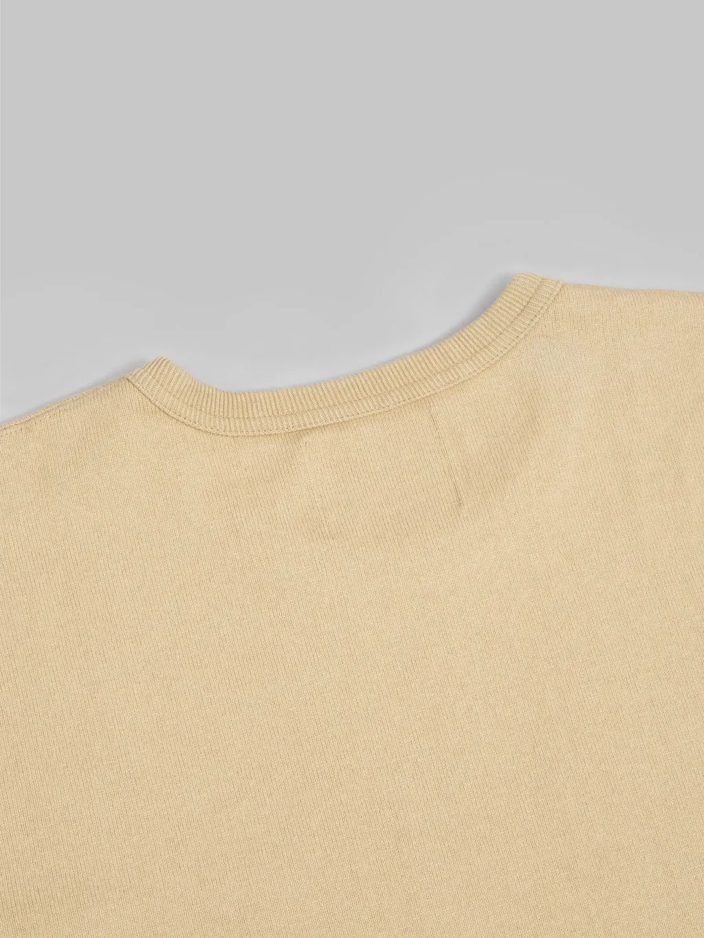 Wonder Looper Double Heavyweight Crewneck T-Shirt Sand