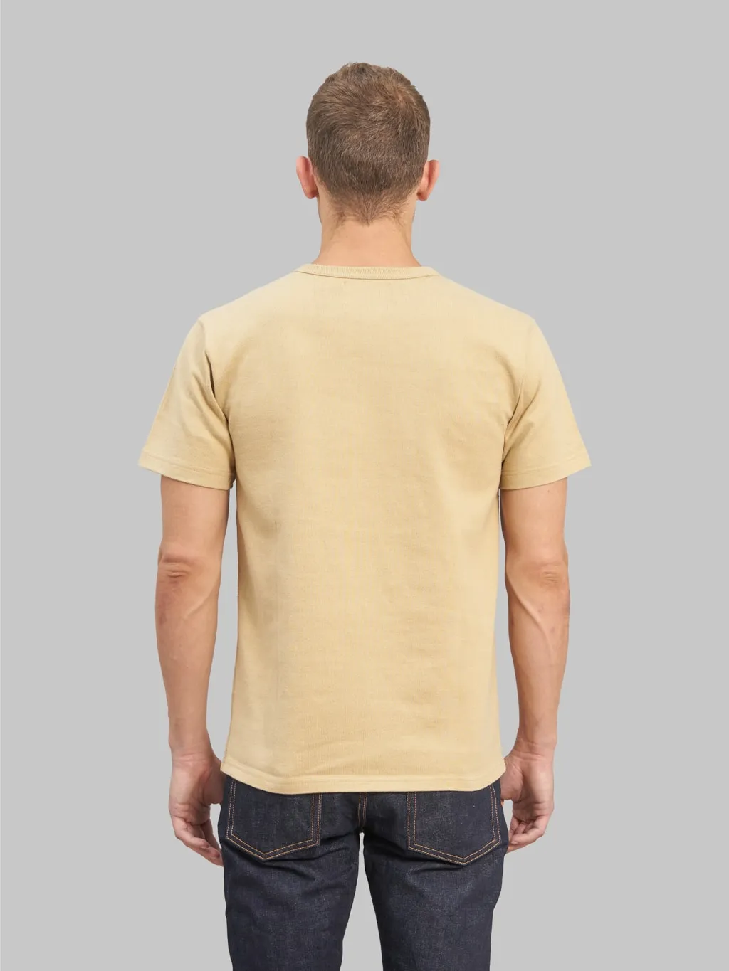 Wonder Looper Double Heavyweight Crewneck T-Shirt Sand