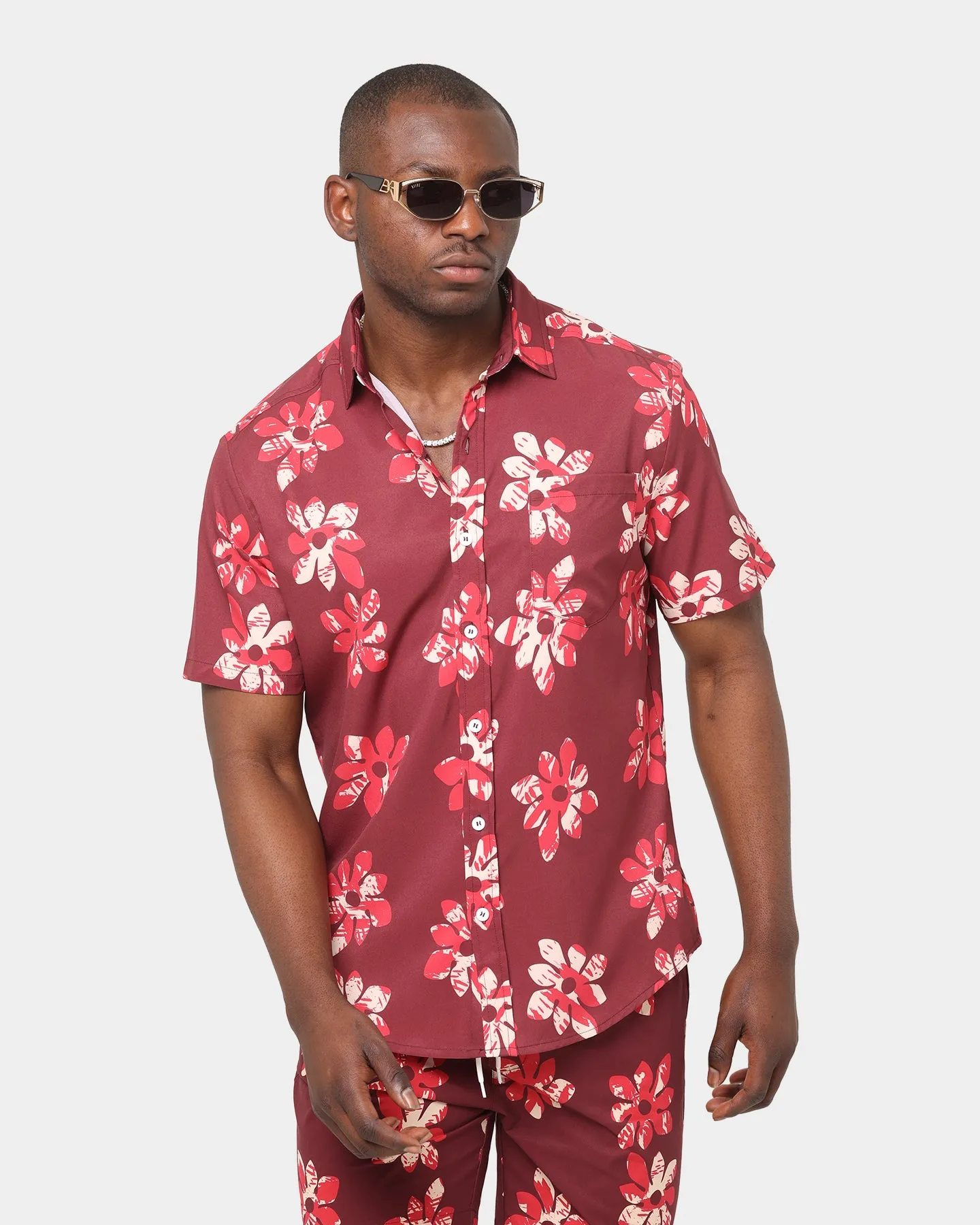 XXIII Reuben Print Shirt Brown