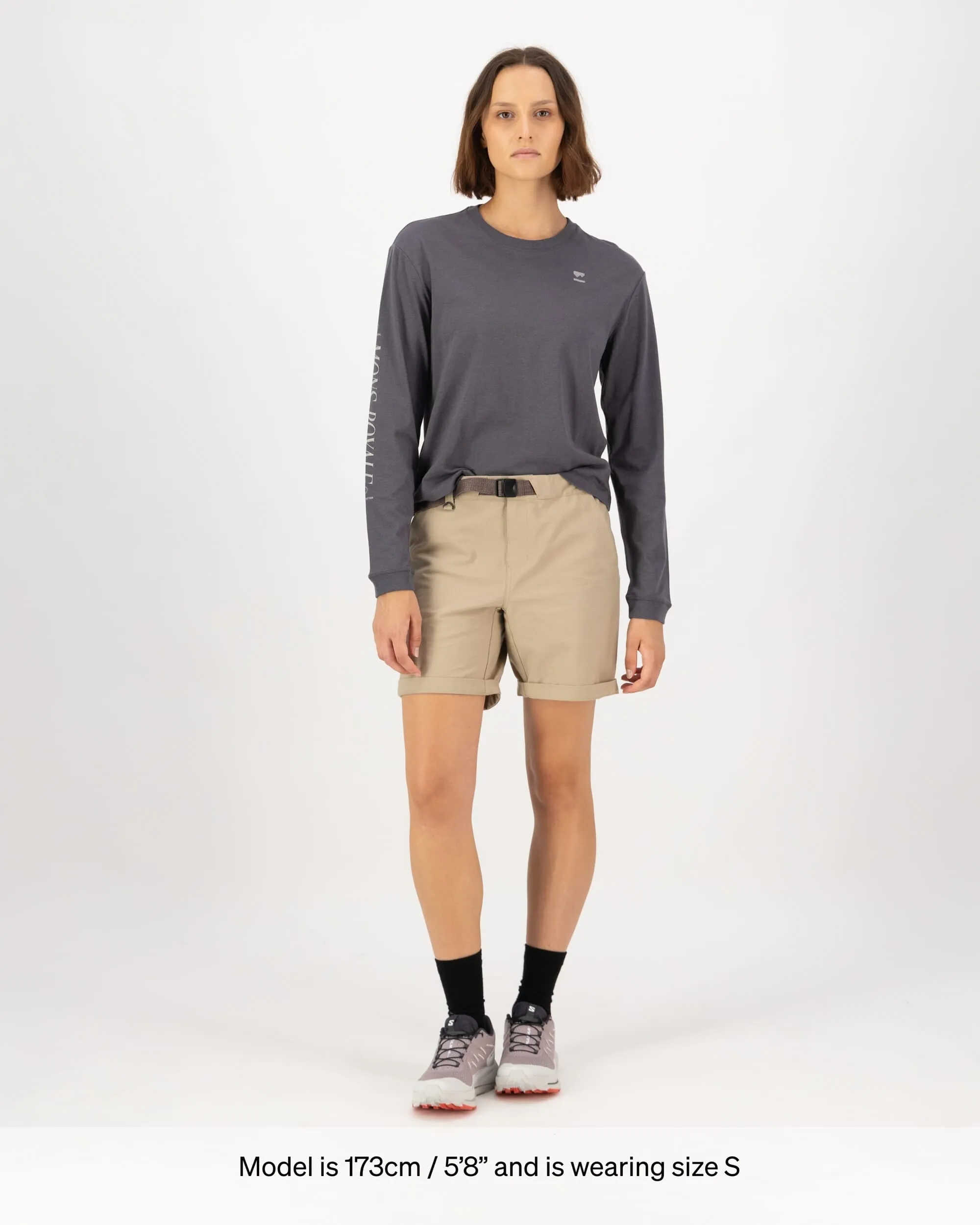 Yonder Merino Organic Cotton Long Sleeve - Vintage Black
