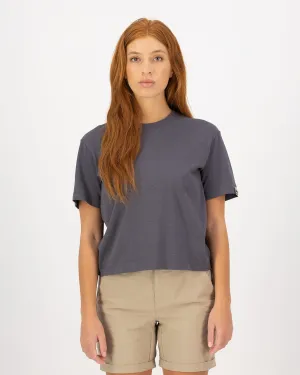 Yonder Merino Organic Cotton T-Shirt - Vintage Black